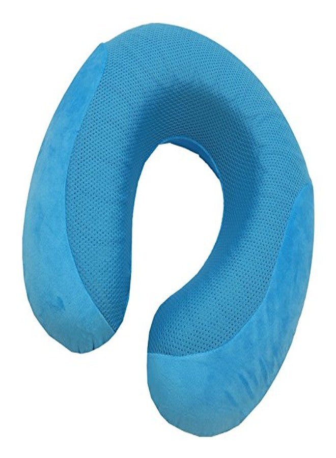 Viaggi Blue Memory Foam Pillow with Cool Gel Travel Pillow (VIA0072) - Image 3